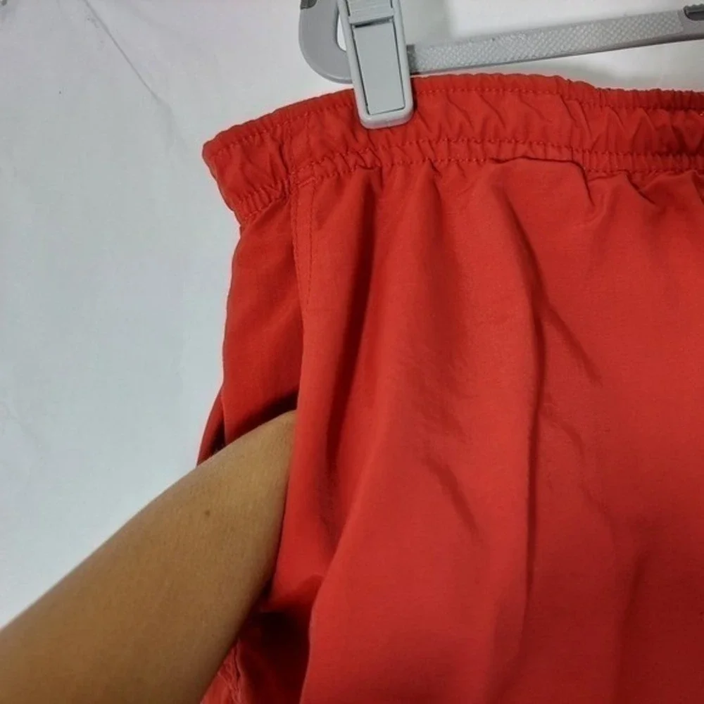 L.L.Bean Swim Trunks Men XL Red Quick Dry Mesh Lined Beach Vacation Board Shorts